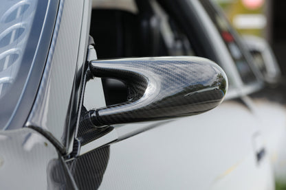 Greddy Nissan R34 Skyline Garage Active Group A Type Dry Carbon Side Mirrors - Set