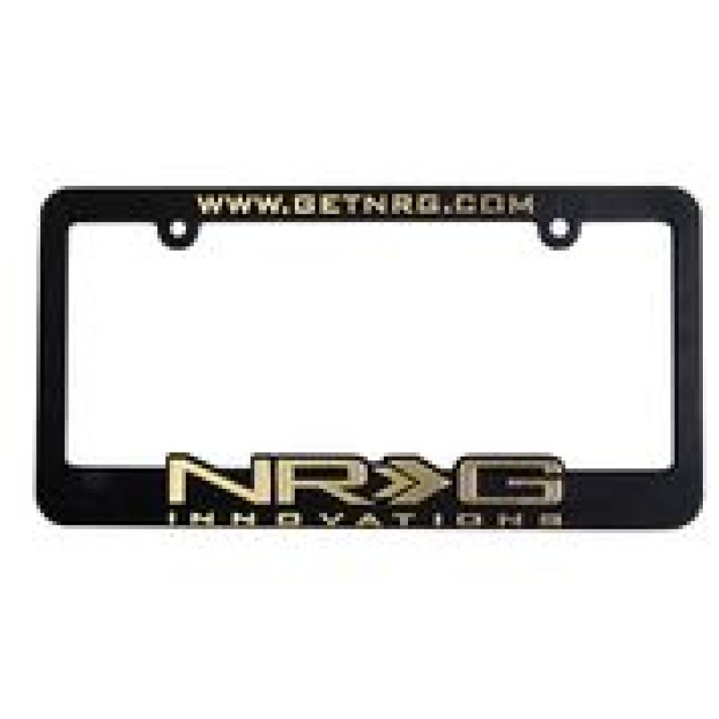 NRG License Plate Frame - Gold | J-Spec Garage