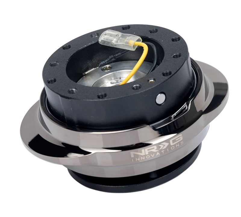 NRG Quick Release Kit - Black Body/ Black Chrome Oval Ring | J-Spec Garage