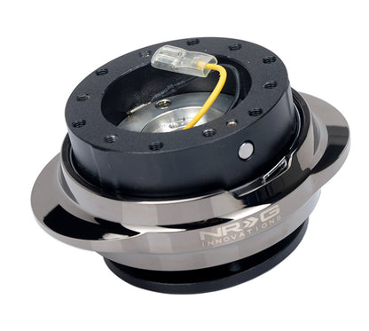 NRG Quick Release Kit - Black Body/ Black Chrome Oval Ring | J-Spec Garage