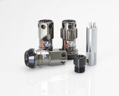 Project Kics 12X1.25 R40 Iconix Classical Lug Nuts w/ Black Plastic Cap - 20 - No Locks | J-Spec Garage