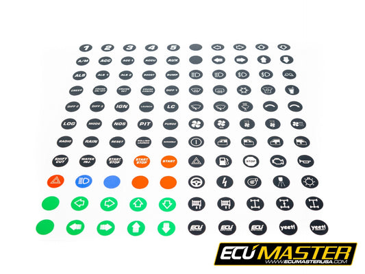 Replacement Sticker Sheet for CAN Keyboard