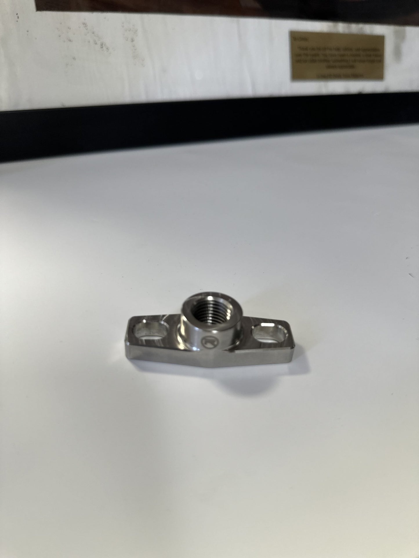 Raceonly Billet Stainless Oil Feed to suit Garrett Turbos