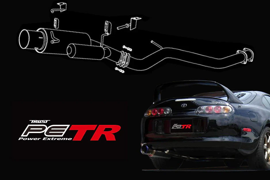 GReddy 99-02Nissan Skyline GT-R R34 Power Extreme TR Cat-Back Exhaust