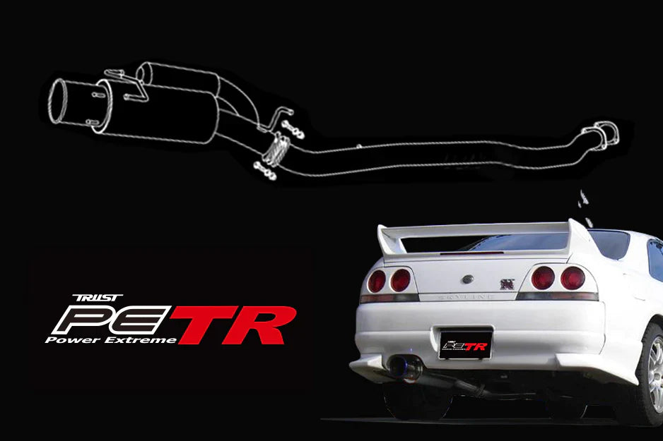 GReddy 99-02Nissan Skyline GT-R R34 Power Extreme TR Cat-Back Exhaust