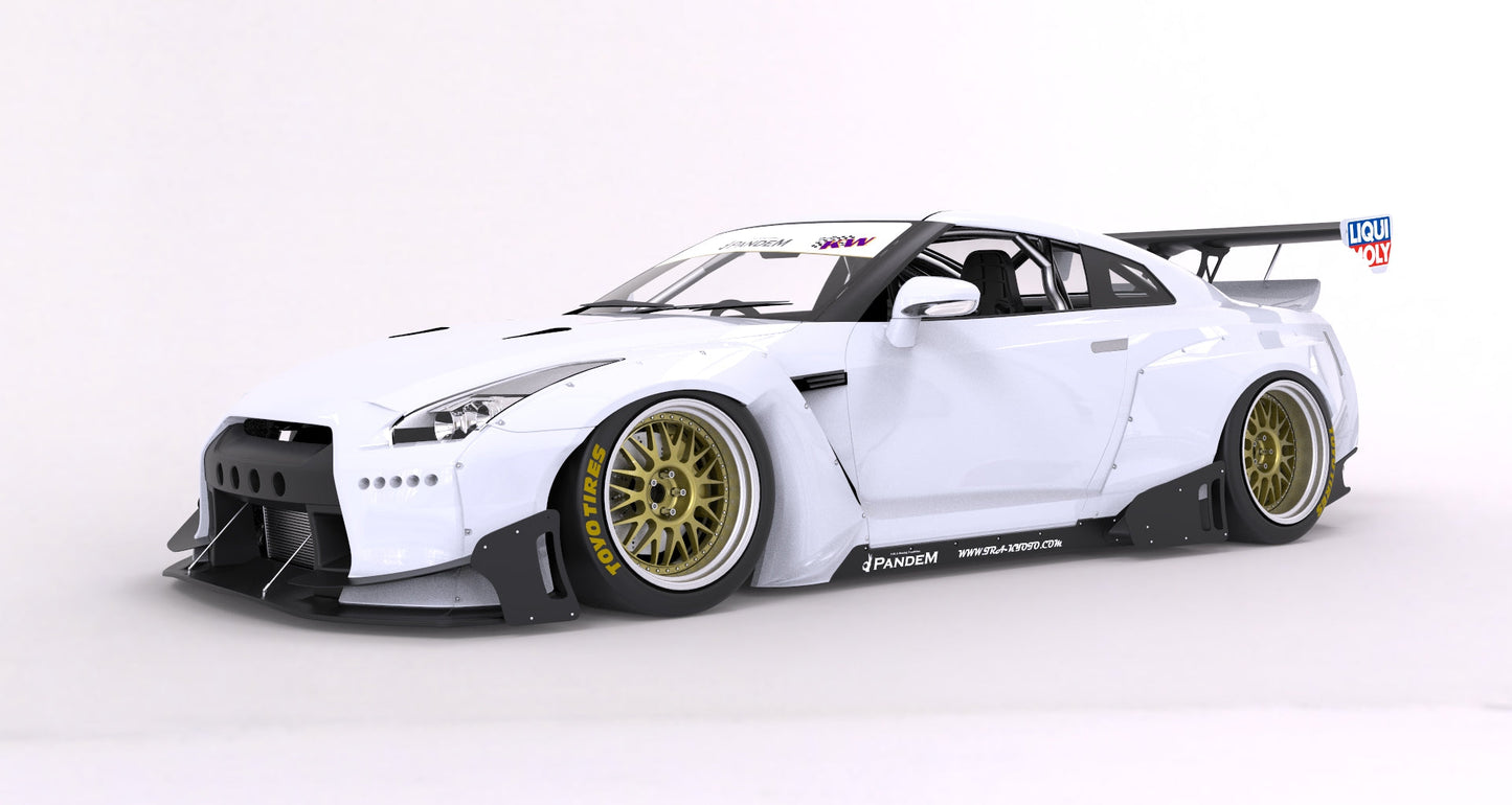 GReddy 09+ Nissan GT-R R35 Rocket Bunny GT-Wing (Hardware)