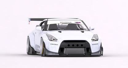 GReddy 09+ Nissan GT-R R35 Full Rocket Bunny Wide-Body Aero Kit w/ Wing