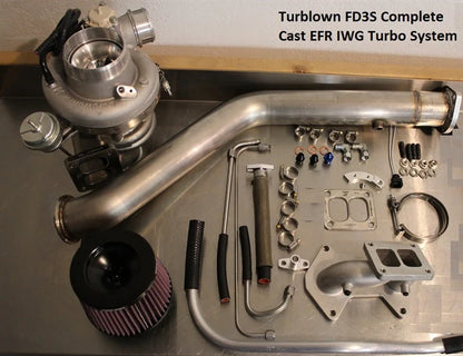 Turblown Engineering 13B Rotary Cast EFR IWG Turbo System