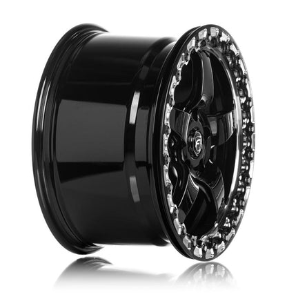 Forgestar D5 Beadlock 17x10 / 5x115 BP / ET00 / 5.5in BS Gloss Black Wheel | J-Spec Garage
