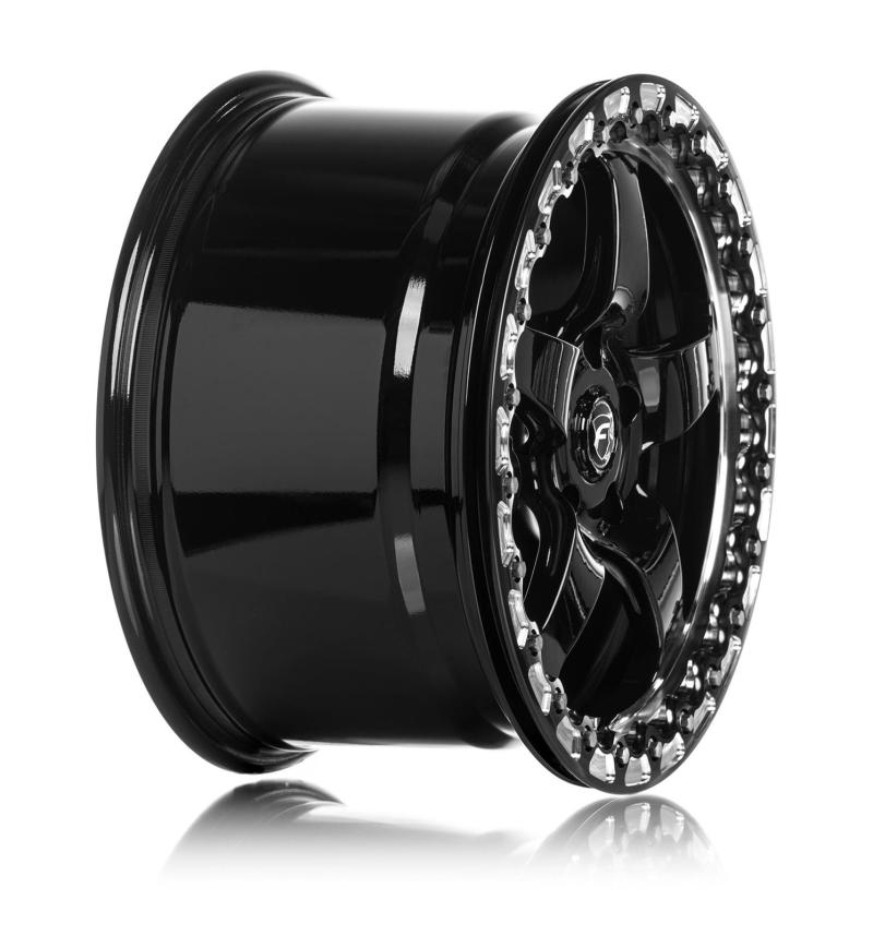 Forgestar D5 Beadlock 17x10 / 5x114.3 BP / ET50 / 7.5in BS Gloss Black Wheel | J-Spec Garage