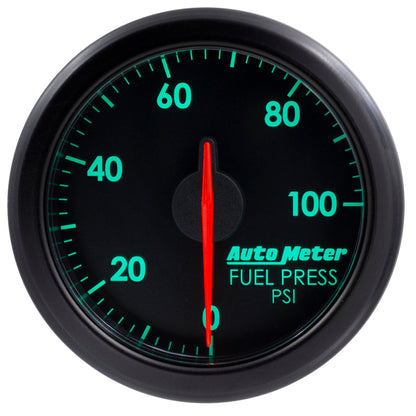 Autometer Airdrive 2-1/6in Fuel Pressure Gauge 0-100 PSI - Black — view 5 | J-Spec Garage