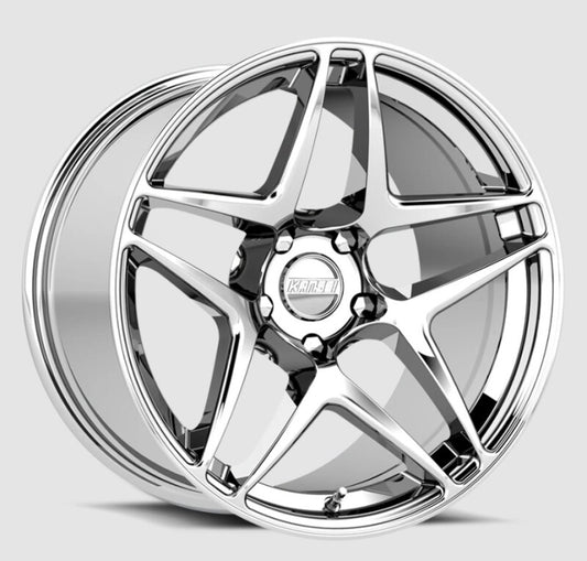 Kansei K15X Astro 19x10.5in / 5x114.3 BP / 12mm Offset / 73.1mm Bore - Chrome | J-Spec Garage