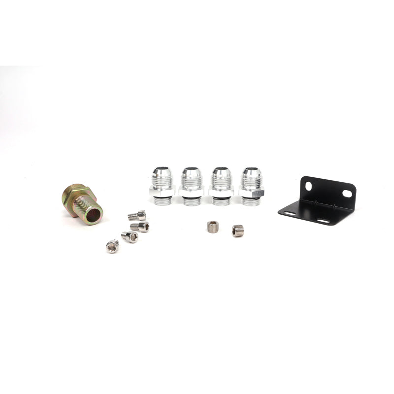 BLOX Racing Remote Oil Filter Relocation Kit - Polished — view 7 | J-Spec Garage