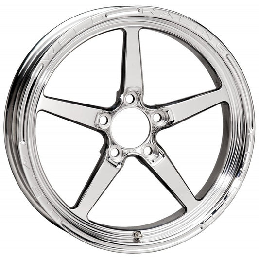 Weld Alumastar 1-Piece 17x4.5 / 5x4.5 BP / 2.25in. BS Polished Wheel - Non-Beadlock | J-Spec Garage