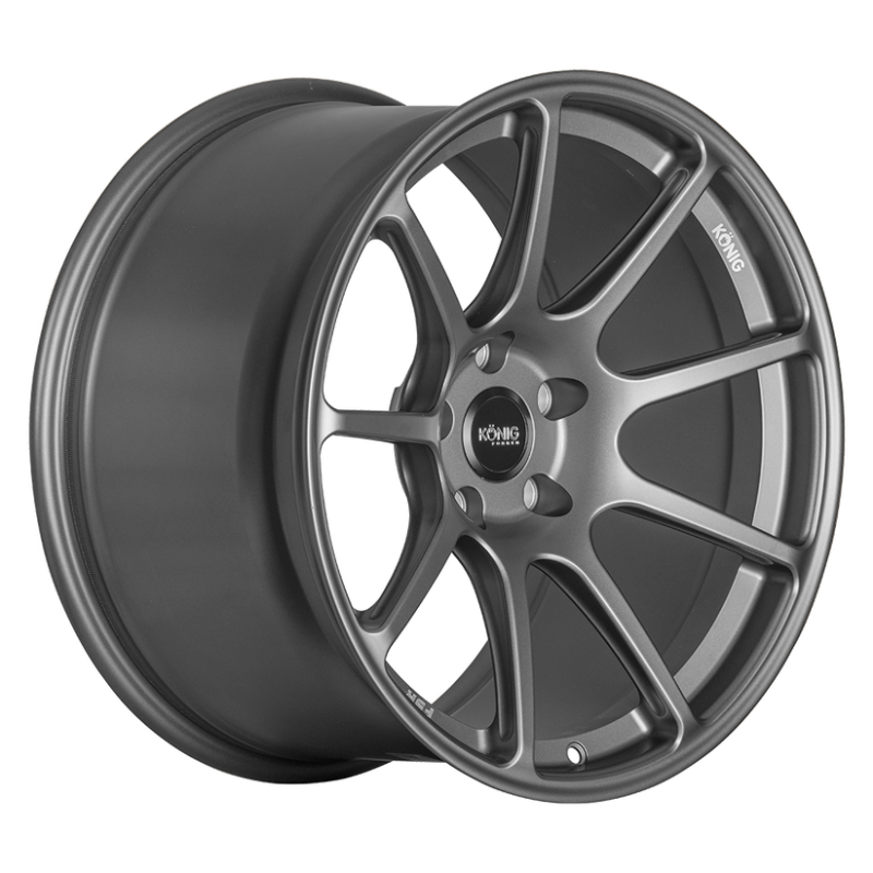 Konig Forged F5R 19x9 5x112 ET42 Ash Silver Wheel (Knurled Bead) | J-Spec Garage