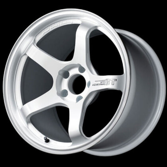Advan GT Beyond 18x10 +40 5x120 Racing White Wheel | J-Spec Garage