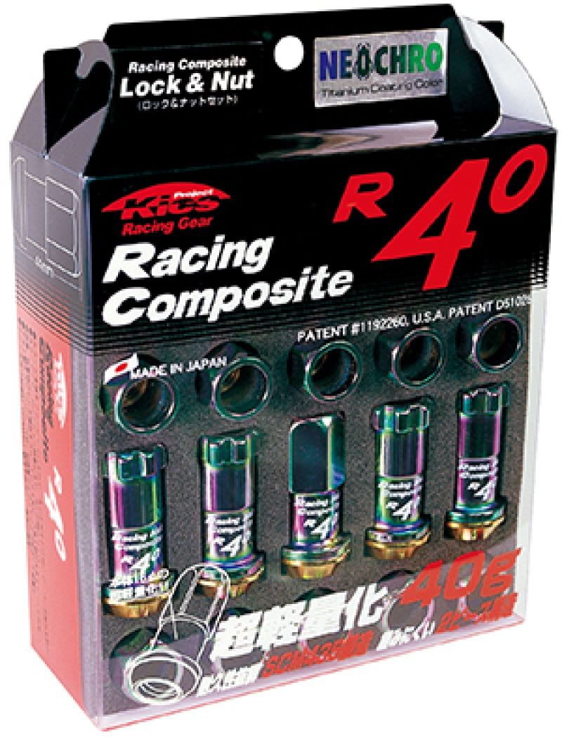 Project Kics 12x1.50 R40 Lug Nuts - Neo Chrome (20 Pcs) | J-Spec Garage