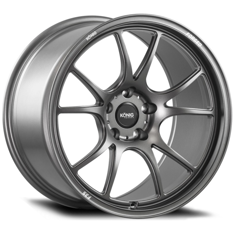 Konig Forged F3S 17X9 5X100 ET42 Satin Charcoal Knurled Bead | J-Spec Garage