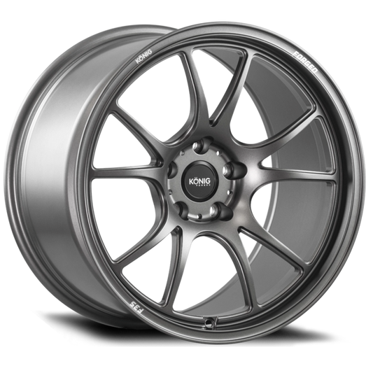 Konig Forged F3S 17X9 5X100 ET42 Satin Charcoal Knurled Bead | J-Spec Garage
