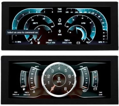 Autometer InVision Digital Instrument Display Color LCD Including Panel Mount - Universal — view 7 | J-Spec Garage