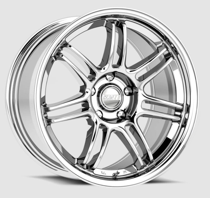 Kansei K17X Seven 19x10.5in / 5x114.3 BP / 22mm Offset / 73.1mm Bore - Chrome | J-Spec Garage