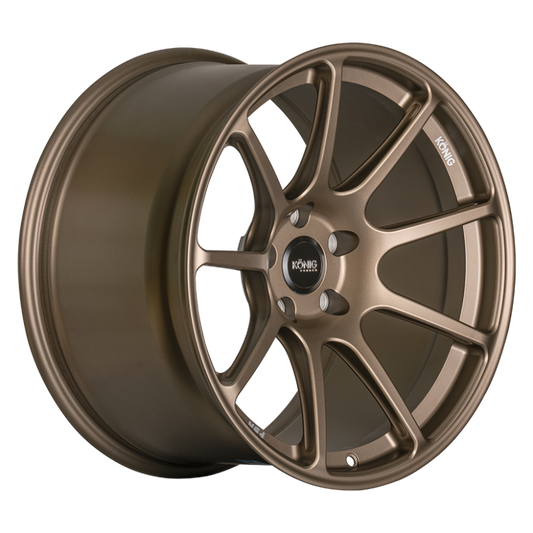 Konig Forged F5R 19x8.5 5x114.3 ET30 Satin Bronze Wheel (Knurled Bead) | J-Spec Garage