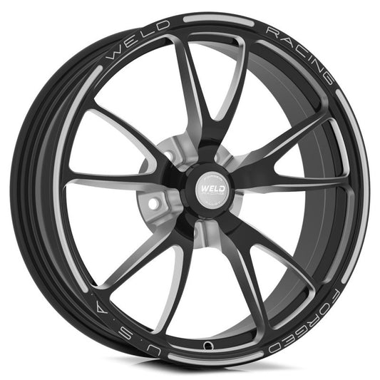 Weld Full Throttle 1-Piece 15x3.5 / Anglia Spindle MT / 1.75in. BS Black Wheel - Non-Beadlock | J-Spec Garage
