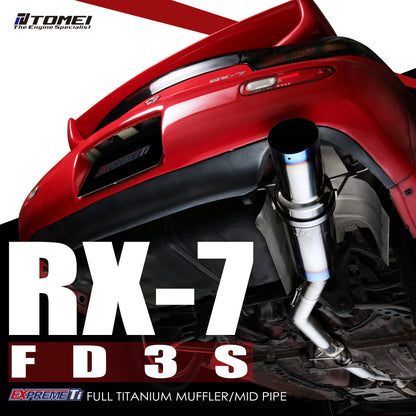 Tomei Full Titanium Muffler Ti Expreme FD3S RX-7 Exhaust