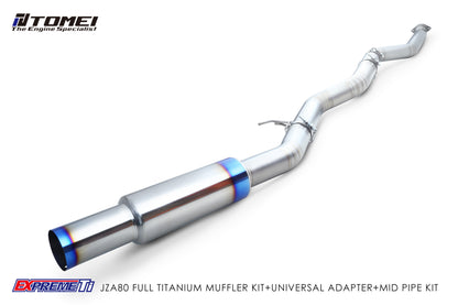 Tomei Full Titanium Muffler Ti Expreme JZA80 MKIV Toyota Supra Exhaust