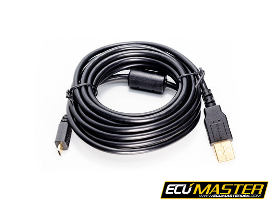 EMU Black USB-A to Micro USB Male-Male Cable