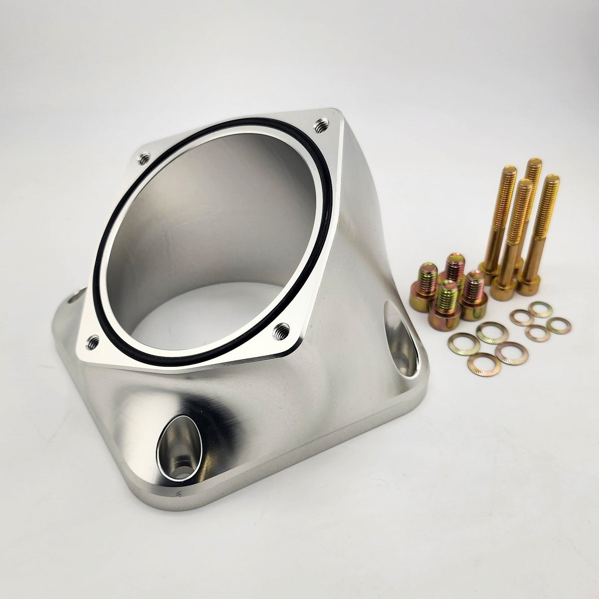 Outsider Garage ISR/Otaku/Zerofab/Deep Motor Angled DBW Manifold Adapters — view 3 | J-Spec Garage