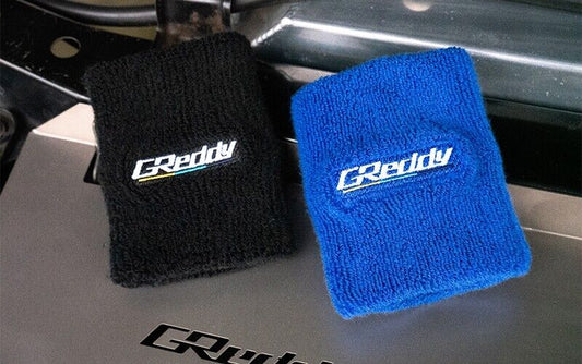 GReddy Underline Logo Reservoir Cover - Blue